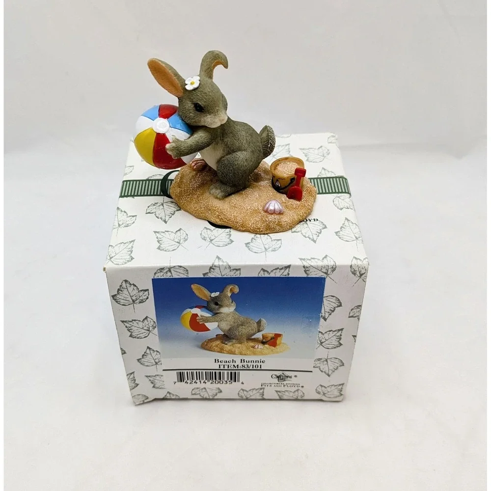 Fitz And Floyd Charming Tails Beach Bunny 83/101